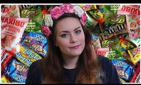 British Girl Tries American Candy | HeyAmyJane