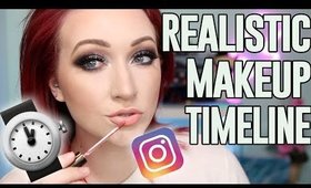 How Long Does Instagram Makeup  ACTUALLY take to do?? | REALISTIC Makeup Time