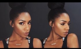 Fall Makeup Series: Bronze Eyes and Glowy Skin ▸ VICKYLOGAN