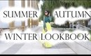7 Outfits from Summer to Fall to Winter Lookbook | MsLaBelleMel