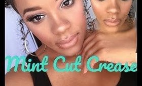 Mint Cut Crease | @leiydbeauty