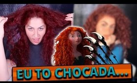 UMA PRINCESA MERIDA QUE FOI VALENTE DEMAIS...  Brave Transformation - #HalloweenDasLinDudas