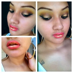 This started off as a simple smokey eye but it transformed itself into what you all see! :)