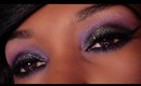 [RE UPLOAD] PARTY MAKEUP - SPECIAL NEW YEAR'S or Holidays ! Purple smokey eyes .