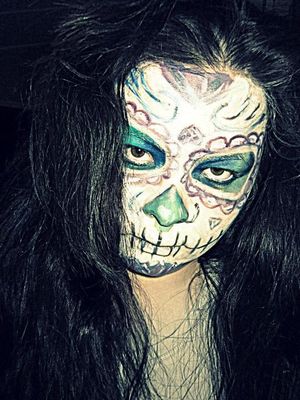 Day of the dead make-up