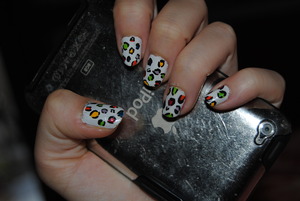 Yet another leopard print nail style! 