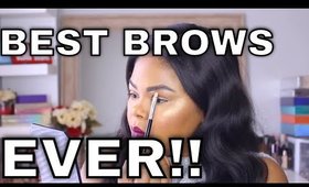HOW TO: QUICK AND EASY EYEBROW (TUTORIAL ) + BEST BROW PRODUCTS | BEGINNER FRIENDLY