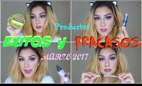 Exitos y Fracasos Productos  de MARZO 2017 / Favorites and never again products March | auroramakeup