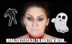 O HALLOWEEN CHEGOU... TO IMPACTADA COM ESSA TRANSFORMAÇÃO! | Duda Fernandes