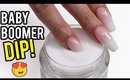 Using DIP POWDER For Baby Boomer Nails!
