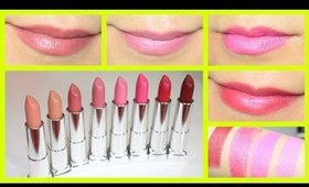 Maybelline Creamy Matte Lipsticks Swatches & Review!