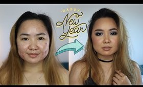 New Year's Eve Make up using MAC Cosmetics