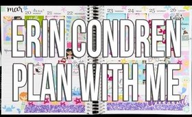 Erin Condren Life Planner Plan with Me | Pastel Mermaids Layout