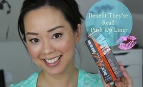 Benefit They're Real Push Up Liner Review & Demo