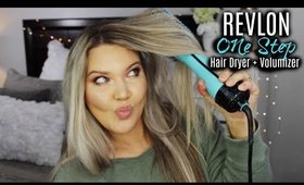 REVLON ONE STEP HAIR DRYER + VOLUMIZER REVIEW & DEMO