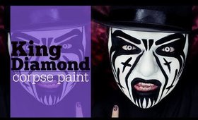 King Diamond Corpse Paint Makeup