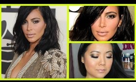 Kim Kardashian Grammys 2015 Makeup Tutorial GRWM