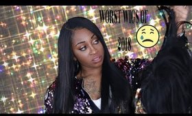 9 WORST SYNTHETIC WIGS OF 2018 👎 | SamoreLoveTV 🕊🔥