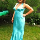 Prom - Sea of Blue - my dress in full view from le Chateau