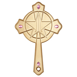 Jeffree Star Cosmetics Pink Religion Gold Chrome Cross Mirror