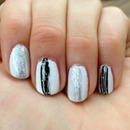 Black, White and Silver - Crackled!