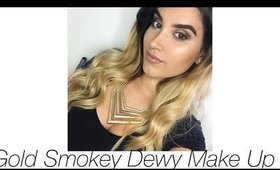 Gold Smokey Dewy Make Up || Jessica Rocha