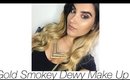 Gold Smokey Dewy Make Up || Jessica Rocha