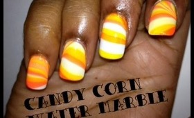 #119 Candy Corn Water Marble Shout Out