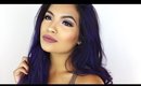 Purple Full Face Makeup Tutorial  - Belinda Selene