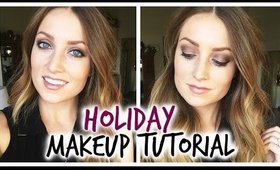 Holiday Makeup Tutorial // Shimmering Bronze - vlogwithkendra