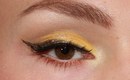 Summer Yellow & Glitter Makeup!