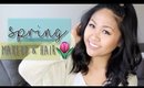 Spring Makeup and Hair Tutorial | Nikki Egdamin