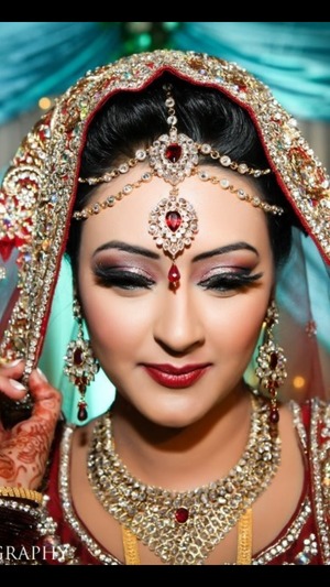 Bridal makeup