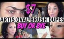 REVIEW + DEMO | CRAZY AFFORDABLE $7 Artis Oval Brush Dupes | NaturallyCurlyQ