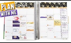 PWM: OCTOBER MONTHLY Plan With Me | Erin Condren Life Planner Weekly Spread #71