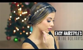 Easy Holiday Hairstyles for Medium Hair!