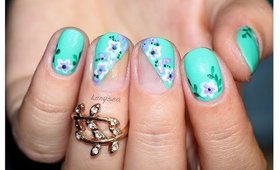 Elegant Spring Floral Nails | Gucci