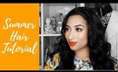 Summer Hair Tutorial ft. Carol's Daughter Sacred Tiare Collection + GIVEAWAY!