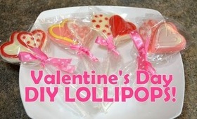 ❤ DIY Valentine's LOLLIPOPS & Heart CANDY ❤ Gift Idea for Valentine's Day