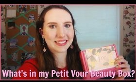 Petit Vour Beauty Box March 2016 - Cruelty Free & Vegan Products!