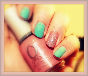 I love this color combo! The Tiffany blue color I made using a white and a teal color, don't be afraid to experiment! 