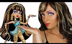 Cleo de Nile Monster High Doll Makeup Tutorial