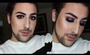 Cobalt Blue Smokey Eye Makeup Tutorial | Kylie Jenner Lip Kits