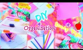 BACK TO SCHOOL DIY, ORGANISATION & STUDY TIPS
