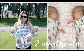 Two Month Update Twin Babies: June + Violet | Kendra Atkins