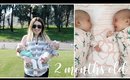 Two Month Update Twin Babies: June + Violet | Kendra Atkins
