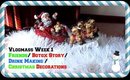Vlogmas week 1 ~  Friends / Botox Story / Drink Making / Christmas Decorations