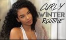 ❄ Winter Curly Hair Routine ❄