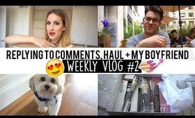 Haul, Replying to Comments + My Boyfriend ♡ WEEKLY VLOG #2 | JamiePaigeBeauty