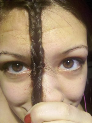 i can fishtail much better on a small piece (: If my hair was more evenly cut that might help also. Had layers in my hair since i was little . Been growing out my hair naturally for 1 year on (April 29th). No hair dye (: im so happy i can finally say yes this is my natural hair color <3